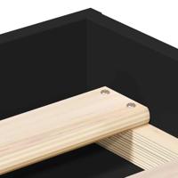 Bedframe zwart 180x200 cm Super King Size - thumbnail