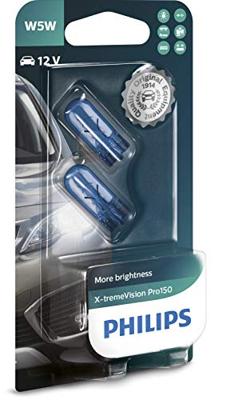 Philips Automotive 12961XVPB2 Signaallamp X-tremeVision W5W 5 W 12 V Philips Automotive 12961XVPB2 Signaallamp X-tremeVision W5W 5 W 12 V