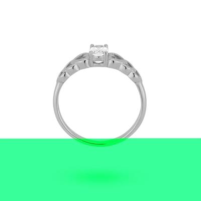 Dames ring 24KAE 124141S/54 Zilverkleurig 14