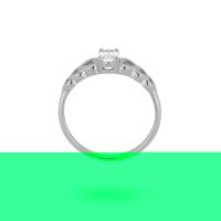 Dames ring 24KAE 124141S/54 Zilverkleurig 14 - thumbnail