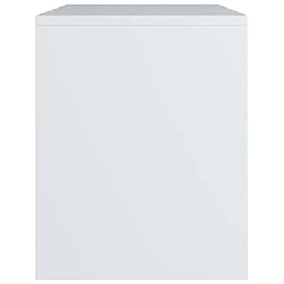 VidaXL Nachtkastjes 2 st 40x30x40 cm bewerkt hout wit