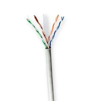 Nedis CCBG8520GY100S Netwerk Kabel Rol Cat6 Solid U/utp Cca 100.0 M Binnenshuis Rond Pvc Grijs Gift Box - thumbnail