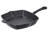 SILVERCREST Gietijzeren grillpan 24 cm (Zwart) - thumbnail