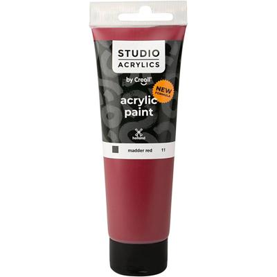 Creall Studio Acrylverf, dekkend, madder red (11), 120 ml/ 1 fles Creall Studio Acrylverf, dekkend, madder red (11), 120 ml/ 1 fles