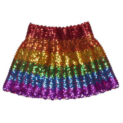 Minirokje Sequins Regenboog