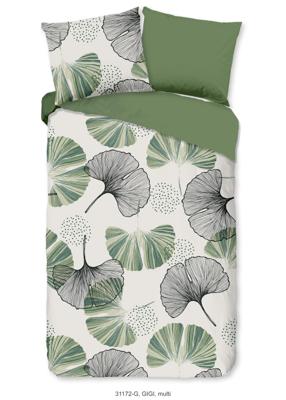 Good Morning Dekbedovertrek "bladeren" - Multi - (140x200/220 cm) - Katoen