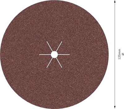 Bosch Accessoires 10 Schuurbladen boormachine 125 F460, Expert for Wood+Paint Span, 40/60/80/120/180 - 1609200165