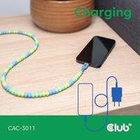 club3D CAC-3011 USB-C Adapter [1x USB-C stekker - 1x USB-C stekker] Blauw 2 m - thumbnail
