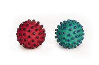 Vinyl hondenspeeltje stekelbal 13 cm - thumbnail