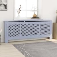 VidaXL Radiatorombouw 205 cm mdf grijs - thumbnail