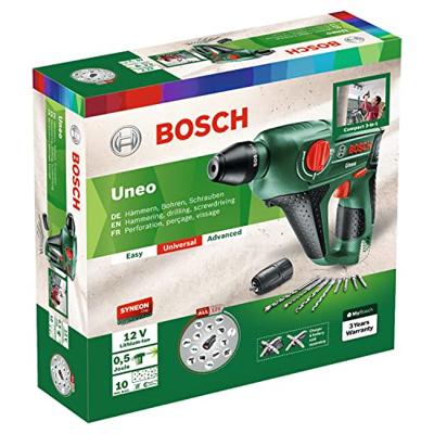 Bosch Groen Uneo | accu boorhamer | 12V Li-Ion SDS-Quick - 060398400C - thumbnail