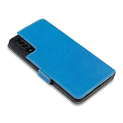 Qubits - slim wallet hoes - Samsung Galaxy A90 - Lichtblauw Qubits - slim wallet hoes - Samsung Galaxy A90 - Lichtblauw