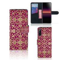 Wallet Case Sony Xperia L4 Barok Pink - thumbnail
