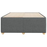 Bedframe zonder matras stof donkergrijs 140x190 cm - thumbnail