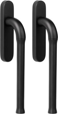 Formani Edward van Vliet NOUR EV231PA massieve paarsgewijze set hefschuifdeurbeslag zonder logo - mat zwart