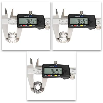 Vigor V6309 V6309 Slagadapterset Metrisch 1/2 (12,5 mm)