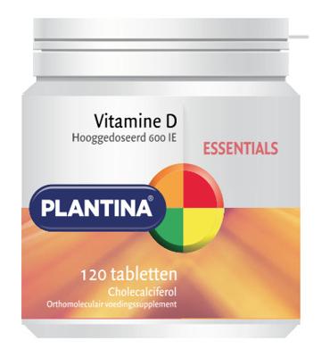 Plantina Vitamine D3 10mcg Tabletten Plantina Vitamine D3 10mcg Tabletten