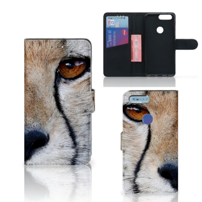 OnePlus 5T Telefoonhoesje met Pasjes Cheetah OnePlus 5T Telefoonhoesje met Pasjes Cheetah