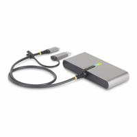 StarTech.com 2-Port USB-C Hub met Ethernet en RS232 Serial, Geïntegreerde USB-C naar USB-A Dongle, 100W PD, 2x USB-A 5Gbps - thumbnail
