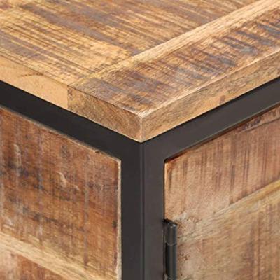 Dressoir 85x30x80 cm ruw mangohout