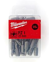 Milwaukee Schroefbits PZ 1 x 25 mm - VE=25 - 4932399589 - thumbnail