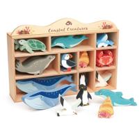 Tender Leaf Toys Dierenset Coastel 38 X 22 Cm Hout 31-delig - thumbnail
