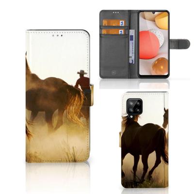 Samsung Galaxy A42 5G | Telefoonhoesje | Met pasjeshouder | Design Cowboy Samsung Galaxy A42 5G | Telefoonhoesje | Met pasjeshouder | Design Cowboy