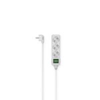 Hama Stekkerdoos, 3-voudig, schakelaar, 3 m Kabel Wit - thumbnail