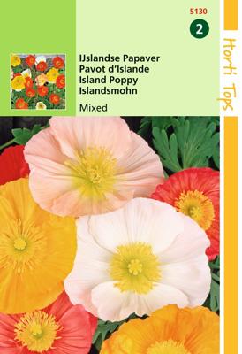 Zaden Papaver IJslandse Papaver gemengd Hortitops - Hortitops