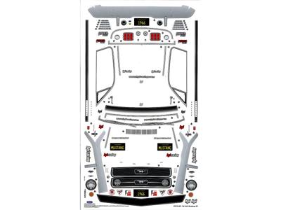 HPI - 1966 Ford Mustang Gt Body (200mm)(17519)