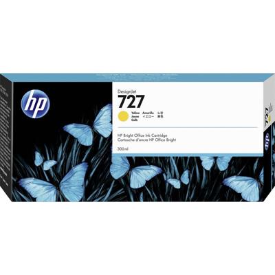 HP Inktcartridge 727 Origineel Geel 300 ml F9J78A 1 stuk(s)