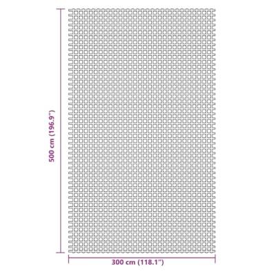 VidaXL Tenttapijt 5x3 m antracietkleurig