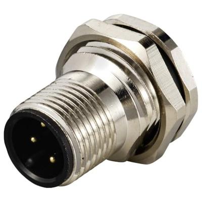 TRU COMPONENTS TC-12833064 Sensor/actuator inbouwstekker M12 Aantal polen (sensoren): 4 Stekker, inbouw 1 stuk(s)