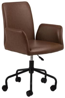 Bendt Bureaustoel 'Neya' PU, kleur Bruin Bendt Bureaustoel 'Neya' PU, kleur Bruin