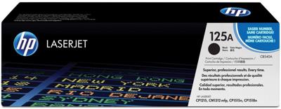 HP toner 125A, 2 200 pagina&apos;s, OEM CB540A, zwart