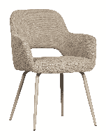 WOOOD Eetkamerstoel 'Jenny' Geweven, kleur Naturel - thumbnail