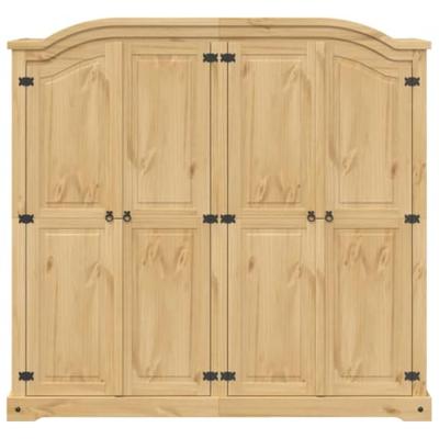 Kledingkast Corona 194x52x186 cm massief grenenhout