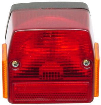 Puch Achterlicht groot z/voet 2-speed/zap