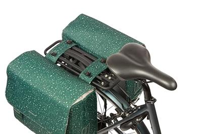 Basil Dubbele fietstas flair mik 35 liter 15 x 35 x 31 cm (2x) - groen