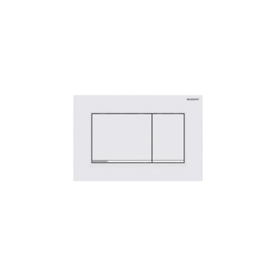 Bedieningsplaat Geberit Sigma 20 Square DF Mat Wit