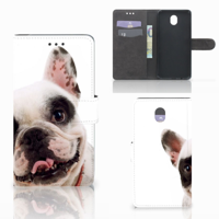 Samsung Galaxy J7 2017 | J7 Pro Telefoonhoesje met Pasjes Franse Bulldog - thumbnail