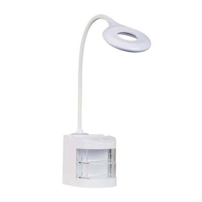 LED Burealamp op accu met touch schakelaar - Draadloos - Wit