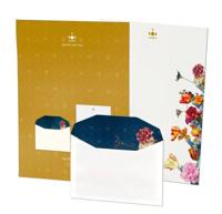 Briefpapier met enveloppen: Tulpenvaas, Paleis Het Loo - thumbnail