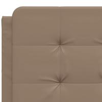 Bedframe met LED zonder matras "Zadar" cappuccino 140x200 cm - thumbnail