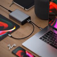 Satechi ST-TC108WM USB-oplader 108 W 2x USB-A, 2x USB-C USB PD Antraciet Binnen - thumbnail