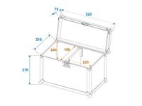 Roadinger ROADINGER Flightcase 2x LED PFE-50 3000K Profile Spot - thumbnail