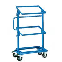 Fetra Hauptartikel 32910 Etagewagen Staal Poedercoating Laadvermogen (max.): 200 kg Stralend blauw (RAL 5007) - thumbnail