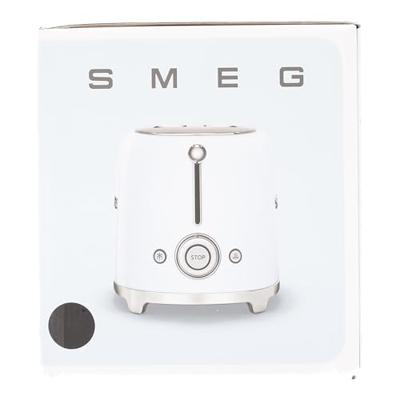 Smeg TSF01BLEU 50&apos;s style broodrooster 2X2 geschikt voor twee sneetjes brood, Zwart - thumbnail
