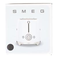 Smeg TSF01BLEU 50's style broodrooster 2X2 geschikt voor twee sneetjes brood, Zwart - thumbnail