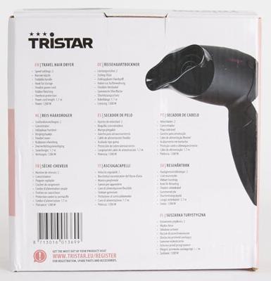 Tristar Reishaardroger 1200W zwart